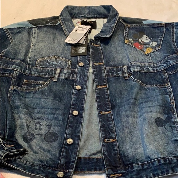 desigual mickey jeans